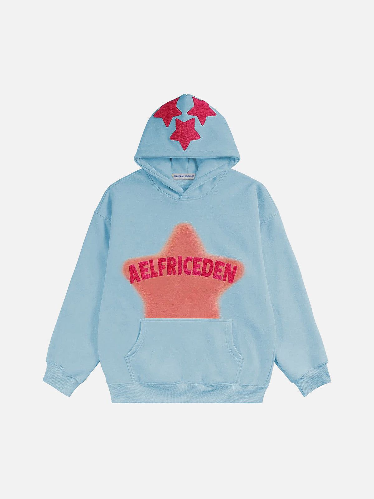 Aelfric Eden Vintage Embroidery Star Hoodie - Loopstar