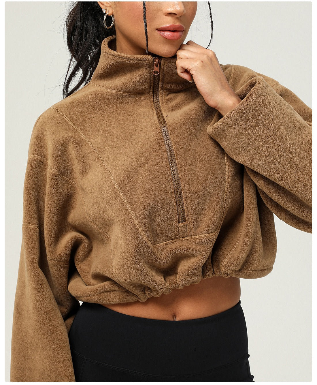 Elke Fleece Half-Zip Jacket