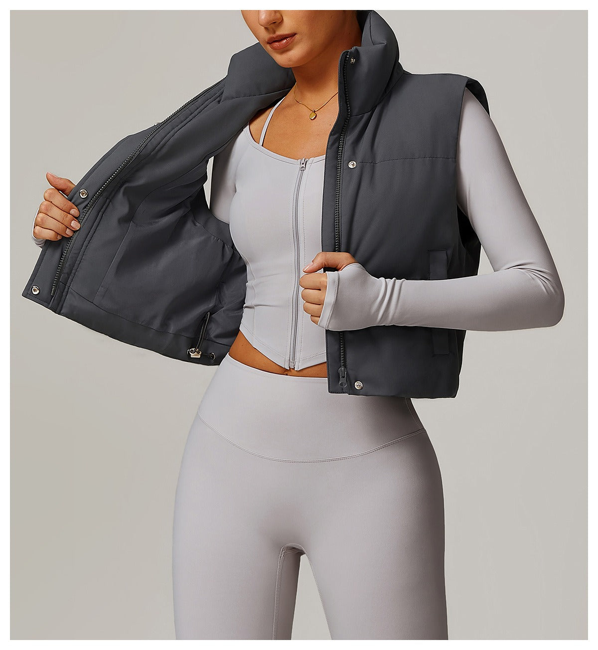 Sleeveless Puffer Jacket