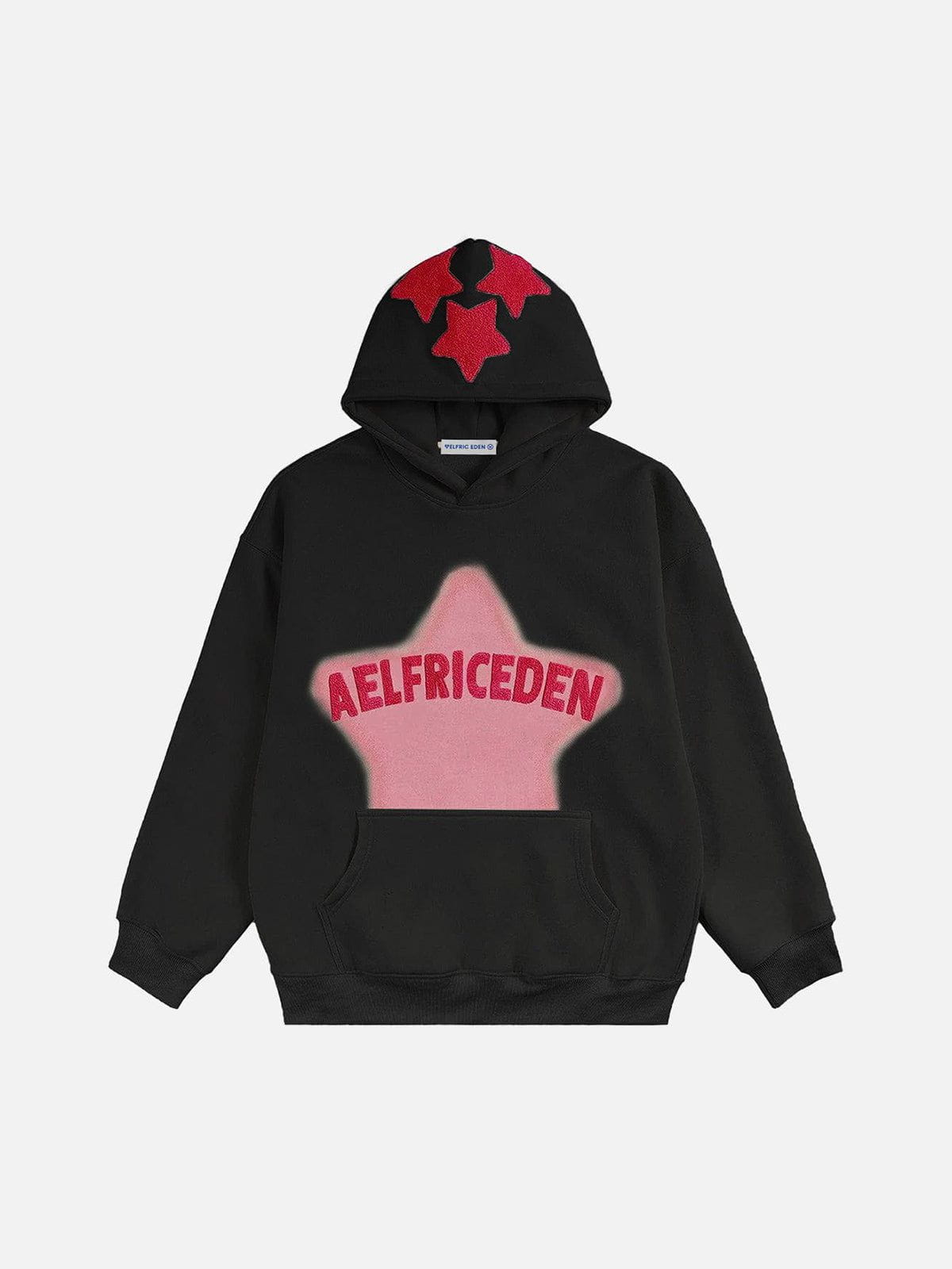 Aelfric Eden Vintage Embroidery Star Hoodie - Loopstar