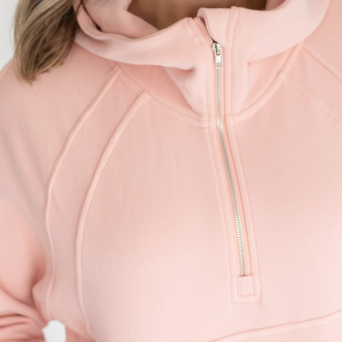 Cozy Up Funnel Neck 1/2 zip Hoodie - Loopstar