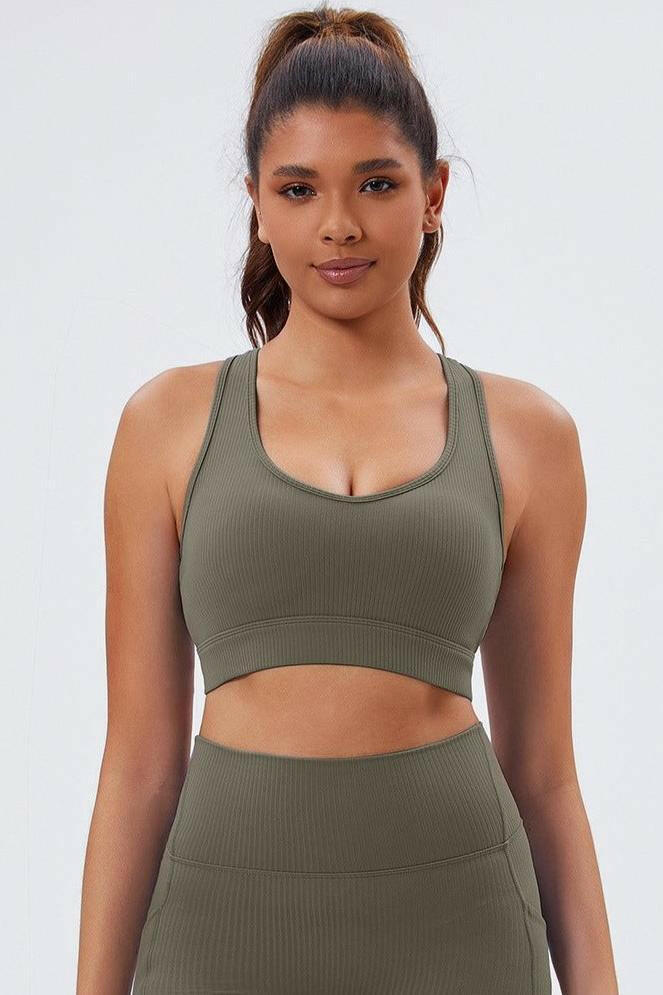 High Impact Athletic Racerback Sports Bra