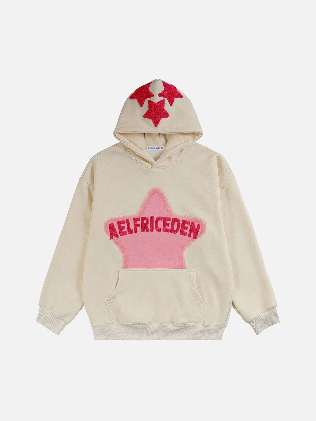 Aelfric Eden Vintage Embroidery Star Hoodie - Loopstar