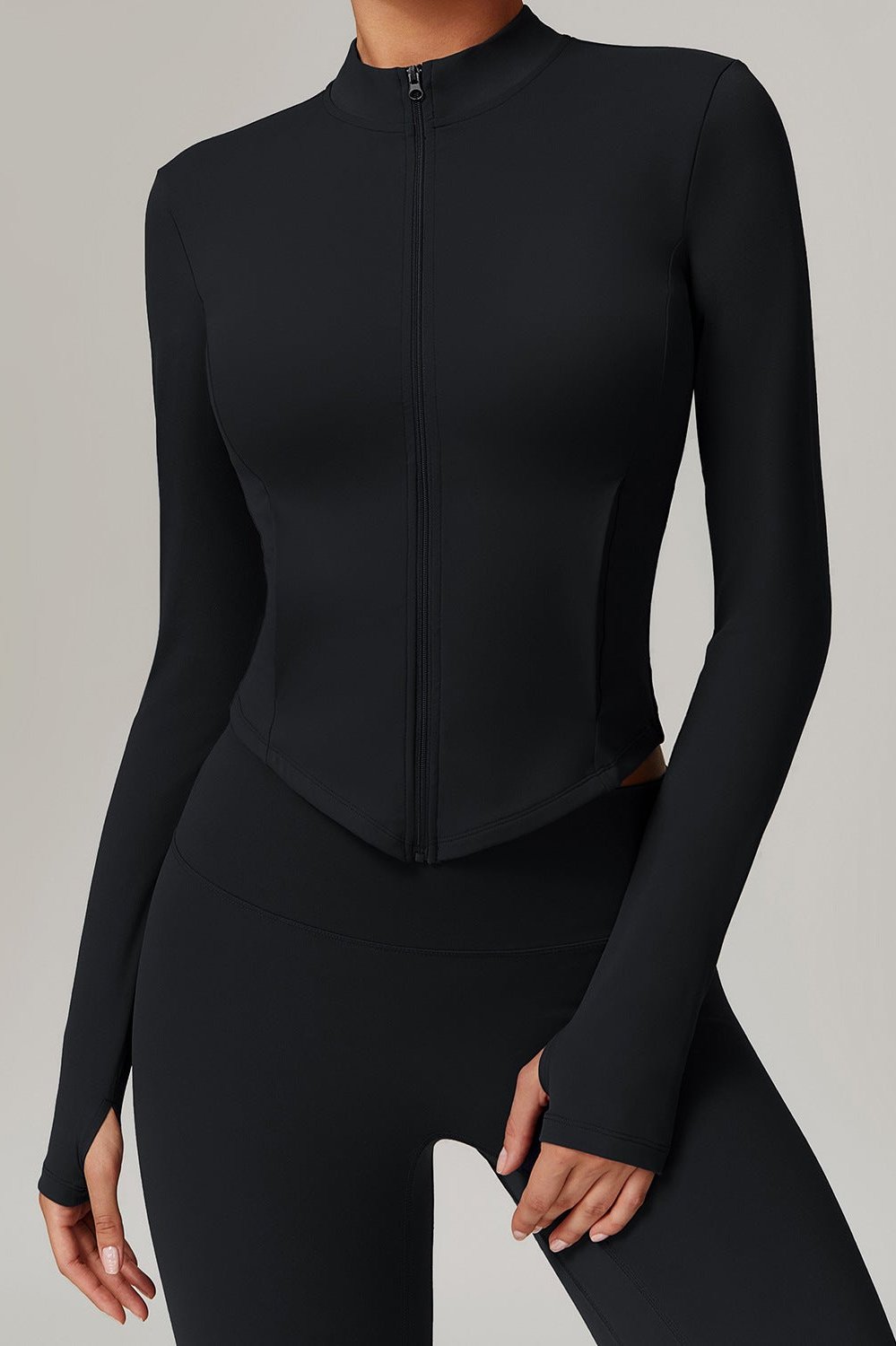 Stand Collar Yoga Jacket - Loopstar