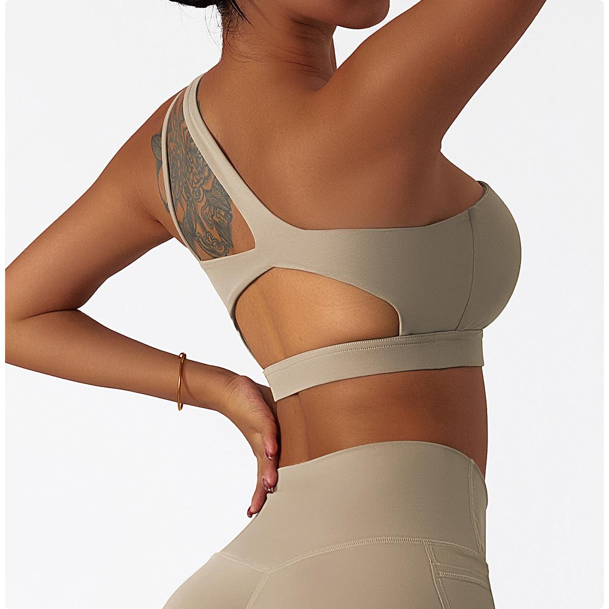 One Shoulder Tank Bra - Loopstar