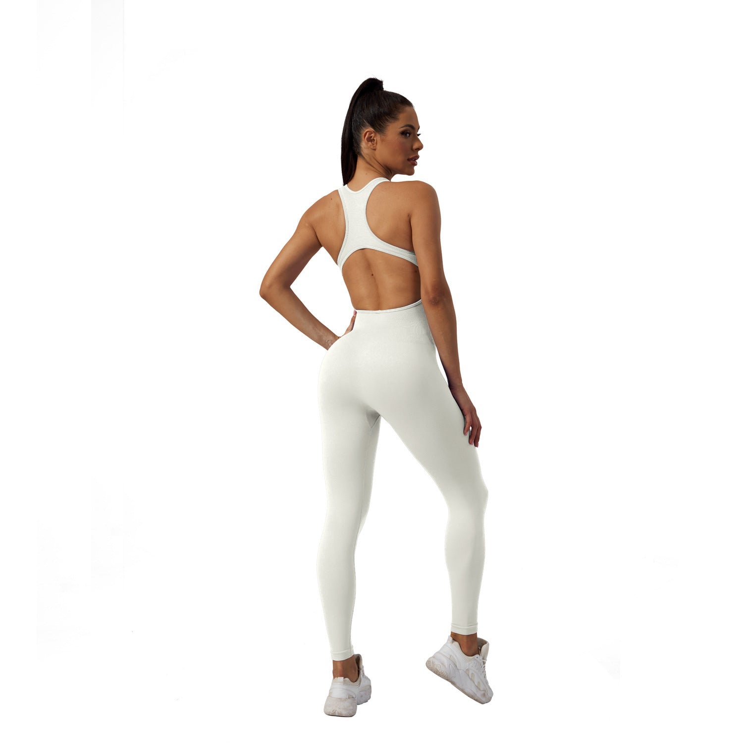 Seamless stretchy yoga outfit - Loopstar