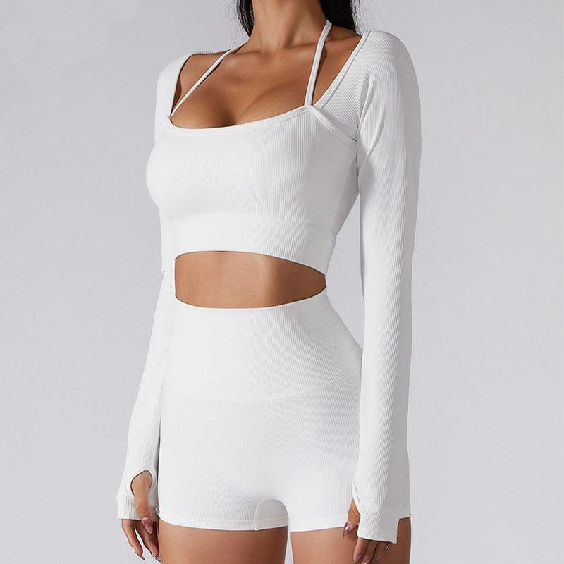 Ribbed Show Stopper Long Sleeve Top - Loopstar