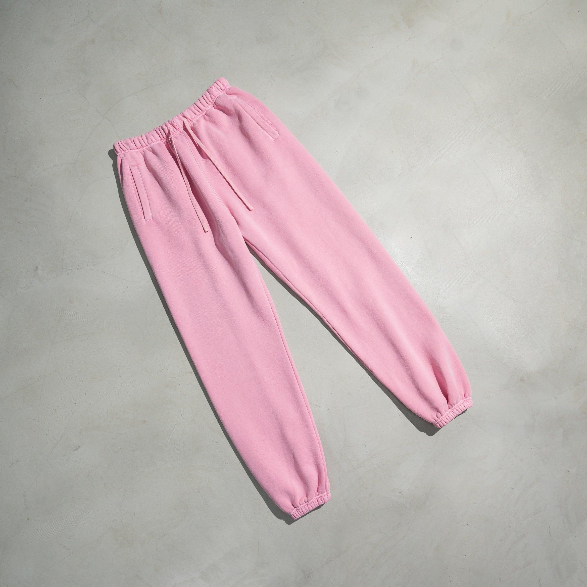 Solid Drawstring Waist Sweatpants