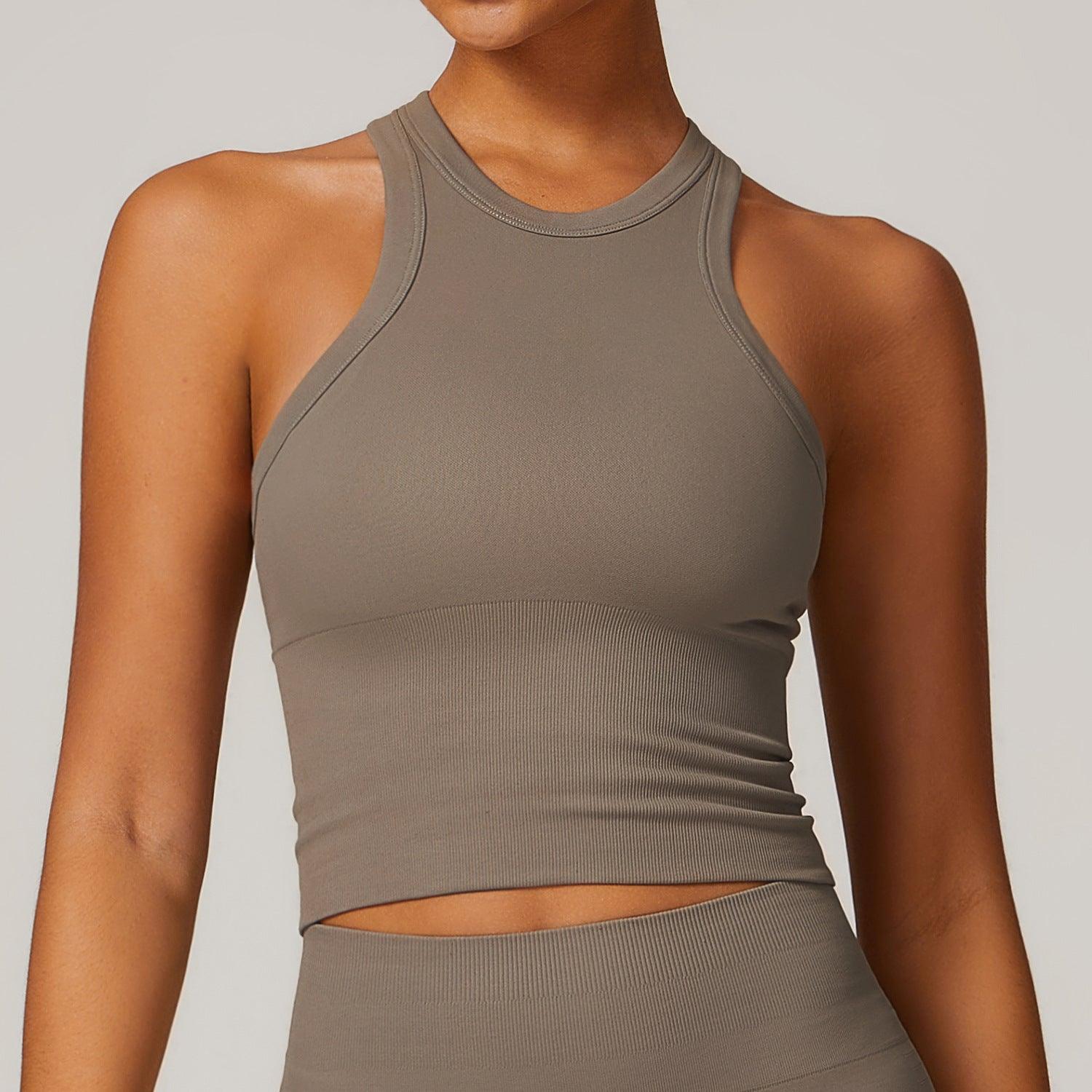 Seamless Tight I-Shaped Back Yoga Top - Loopstar